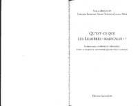 cover of the book Qu'est ce que les lumières "radicales"? : libertinage, athéisme et spinozisme dans le tournant philosophique de l'âge classique