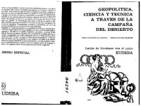 cover of the book Geopolítica, ciencia y técnica a través de la campaña del desierto