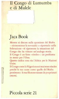 cover of the book Il Congo di Lumumba e di Mulele