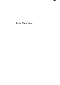 cover of the book Legal Naturalism: A Marxist Theory of Law