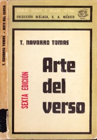 cover of the book Arte del verso 6a ed.