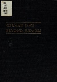 cover of the book German Jews beyond Judaism