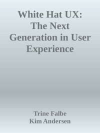 cover of the book White Hat UX