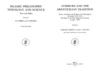 cover of the book Averroes and the Aristotelian tradition : sources, constitution and reception of the philosophy of Ibn Rushd (1126-1198) : proceedings of the fourth Symposium Averroicum (Cologne, 1996)