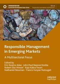 cover of the book Responsible Management in Emerging Markets: A Multisectoral Focus