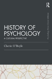 cover of the book History of psychology. A cultural perspective.