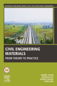 cover of the book Civil engineering materials : from theory to practice