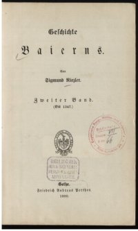 cover of the book Geschichte Baierns / bis 1347