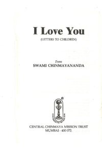 cover of the book I Love You