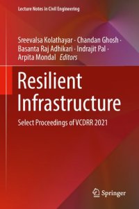 cover of the book Resilient Infrastructure: Select Proceedings of VCDRR 2021