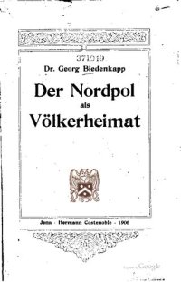 cover of the book Dr. Georg Biedenkamp,  Bal Gangadhar Tilak - Der Nordpol als Voelkerheimat