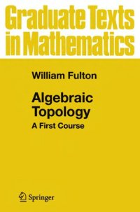 cover of the book Algebraic Topology A First Course