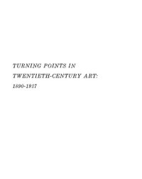 cover of the book Turning points in twentieth-century art, 1890-1917