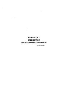 cover of the book Classical Theory of Electromagnetism: 3rd Edition