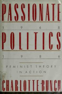 cover of the book Passionate Politics. Feminist theory in action