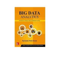 cover of the book BIG DATA ANALYTICS: Introduction to Hadoop, Spark, and Machine-Learning