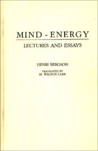 cover of the book Mind-Energy: Lectures and Essays