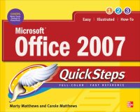 cover of the book Microsoft Office 2007 QuickSteps