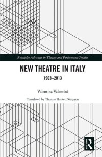 cover of the book New Theatre in Italy: 1963–2013