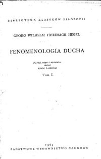 cover of the book Fenomenologia ducha