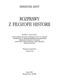 cover of the book Rozprawy z filozofii historii