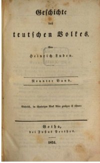 cover of the book Geschichte des teutschen Volkes