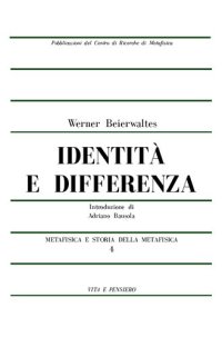 cover of the book Identità e Differenza