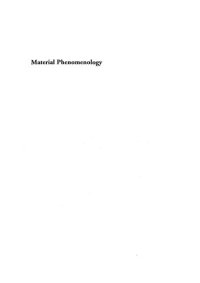 cover of the book Material Phenomenology