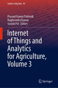 cover of the book Internet of Things and Analytics for Agriculture, Volume 3