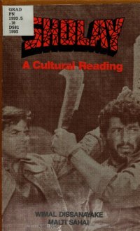 cover of the book Sholay, a Cultural Reading