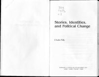 cover of the book Stories, Identities, and Political Change