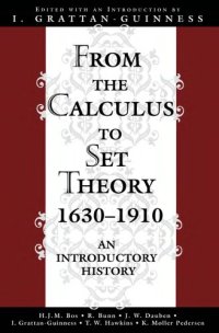 cover of the book From the Calculus to Set Theory 1630—1910