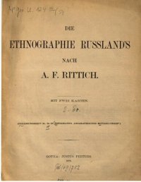 cover of the book Die Ethnographie Russlands