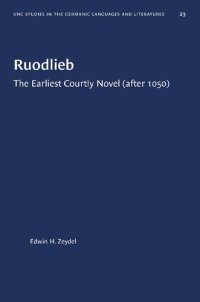 cover of the book Ruodlieb: The Earliest Courtly Novel (After 1050)