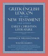 cover of the book A Greek-English Lexicon of the New Testament and Other Early Christian Literature