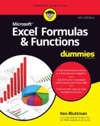 cover of the book Excel ® Formulas & Functions