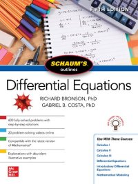 cover of the book Schaum's Outline of Differential Equations