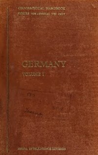 cover of the book Germany V. 1. Physical geography.