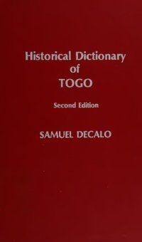 cover of the book Historical Dictionary of Togo