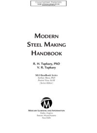 cover of the book An Introduction to Modern Steel Making