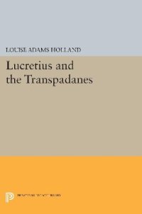 cover of the book Lucretius and the Transpadanes