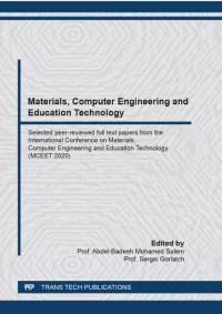 cover of the book Materials, Computer Engineering and Education Technology (MCEET 2020)