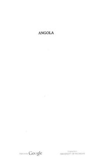 cover of the book Angola: The Weight of History