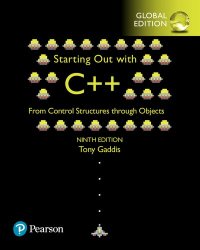 cover of the book Starting Out with C++ - From Control Structures through Objects