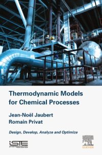 cover of the book Thermodynamic Models for Chemical Engineering: Design, Develop, Analyse and Optimize