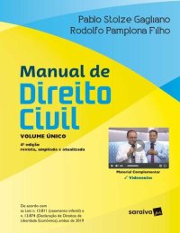 cover of the book Manual de Direito Civil - Volume Único