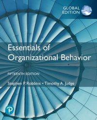 cover of the book Essentials of Organizational Behavior, Global Edition