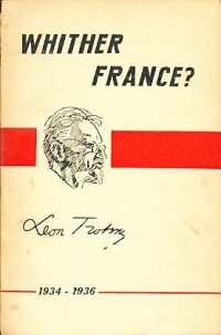 cover of the book Whither France? (1936)