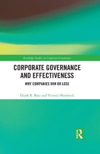 cover of the book Corporate Governance and Effectiveness: Why Companies Win or Lose