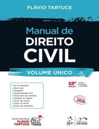 cover of the book Manual de direito civil: volume único